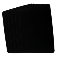 Close Up Pad 6 Pack LARGE (Black 12.75 inch  x 17 inch) by Goshman - Trick - Got Magic?