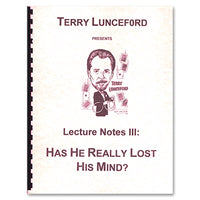 Terry lunceford Lecture 3 by Terry Lunceford - Book - Got Magic?