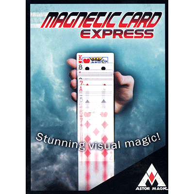 Magnetic Card Express (Red) by Astor Magic - Trick - Got Magic?