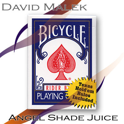Marked Deck (Blue Bicycle Style, Angel Shade Juice) by David Malek - Trick - Got Magic?