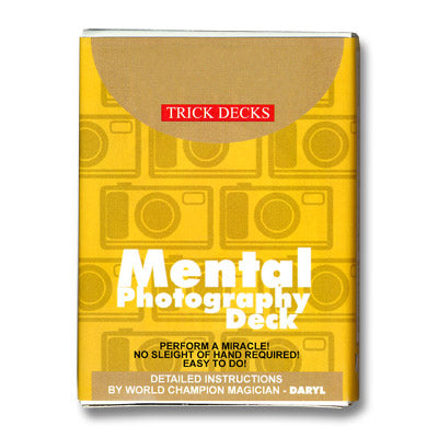 Mental Photo Deck Bicycle (Blue) - Trick - Got Magic?