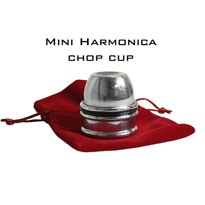 Mini Harmonica Chop Cup (Aluminum) by Leo Smetsers - Trick - Got Magic?