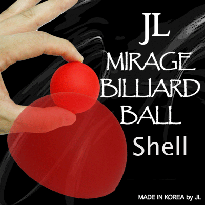 2 Inch Mirage Billiard Balls by JL (RED, shell only) - Trick - Got Magic?