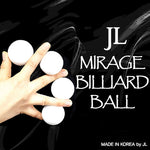 Mirage Billiard Balls by JL (WHITE, 3 Balls and Shell) - Trick - Got Magic?