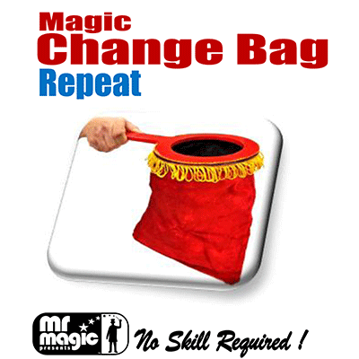 Magic Change Bag (Repeat w/ zipper)- by Mr. Magic - Got Magic?