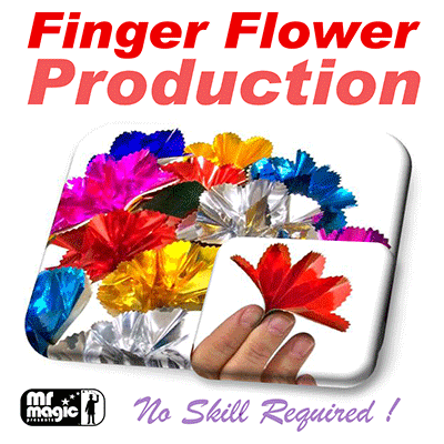 Finger Flower Production (Set of 16) by Mr. Magic - Trick - Got Magic?
