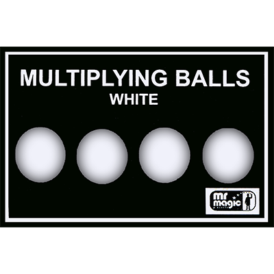 Multiplying Balls (White  Plastic) by Mr. Magic - Trick - Got Magic?
