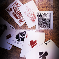Nautical Playing Cards (Red) by House of Playing Cards - Got Magic?