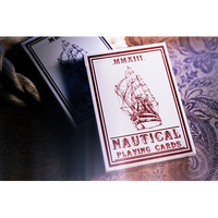 Nautical Playing Cards (Red) by House of Playing Cards - Got Magic?