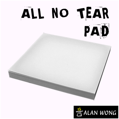 No Tear Pad (Small, 3.5 X 3.5, All No Tear) by Alan Wong - Trick - Got Magic?