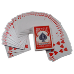 Assorted Red Back Bicycle One Way Forcing Deck (assorted values) - Got Magic?
