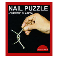 Nail Puzzle (Chrome Plated) by Premium Magic - Trick - Got Magic?