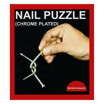 Nail Puzzle (Chrome Plated) by Premium Magic - Trick - Got Magic?