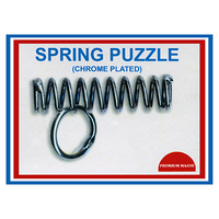 Spring Puzzle (Chrome Plated) by Premuim Magic - Trick - Got Magic?
