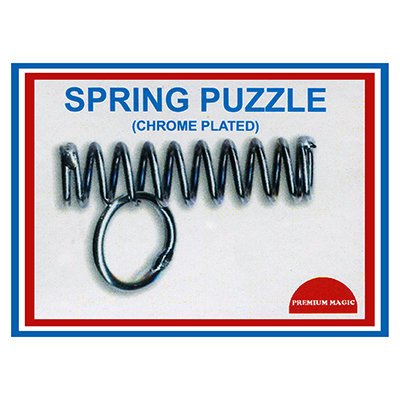 Spring Puzzle (Chrome Plated) by Premuim Magic - Trick - Got Magic?