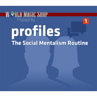 Profiles: The Social Mentalism Routine (DVD and Gimmick) by World Magic Shop - DVD - Got Magic?