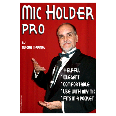 Pro Mic Holder (Chrome) by Quique marduk - Trick - Got Magic?