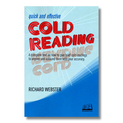 Quick and Effective Cold Reading by Richard Webster - Book - Got Magic?