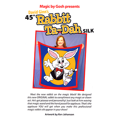 Rabbit Ta-Dah Silk (45 inch) by Goshman - Tricks - Got Magic?