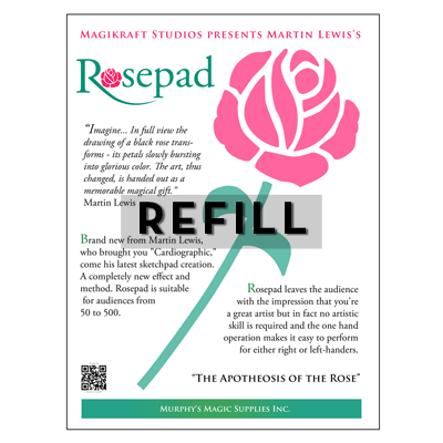 The Rose Pad REFILL by Martin Lewis - Trick - Got Magic?
