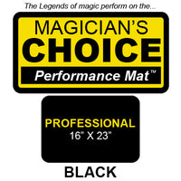 Professional Close-Up Mat (BLACK - 16x23) by Ronjo - Trick - Got Magic?