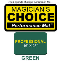 Professional Close-Up Mat (GREEN - 16x23) by Ronjo - Trick - Got Magic?