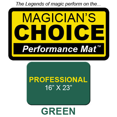 Professional Close-Up Mat (GREEN - 16x23) by Ronjo - Trick - Got Magic?