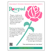 The Rose Pad (complete kit) by Martin Lewis - Trick - Got Magic?
