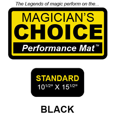 Standard Close-Up Mat (BLACK - 10.5x15.5) by Ronjo - Trick - Got Magic?