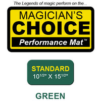 Standard Close-Up Mat (GREEN - 10.5x15.5) by Ronjo  - Trick - Got Magic?
