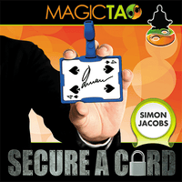 Secure A Card (Blue) by Simon Jacobs and MagicTao - Trick - Got Magic?