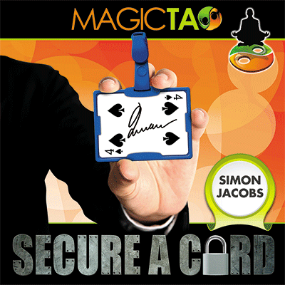 Secure A Card (Blue) by Simon Jacobs and MagicTao - Trick - Got Magic?