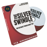 Silver Swindle (US Quarter) by Dave Forrest and Romanos - DVD - Got Magic?