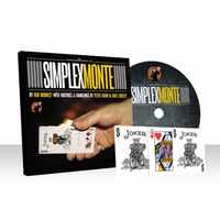 Simplex Monte Blue (Gimmicks and Online Instructions) by Rob Bromley and Alakazam Magic - DVD - Got Magic?