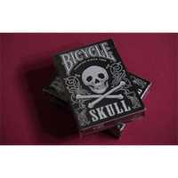 Bicycle Skull Metallic (Silver) USPCC by Gambler's Warehouse - Got Magic?