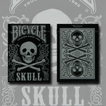 Bicycle Skull Metallic (Silver) USPCC by Gambler's Warehouse - Got Magic?