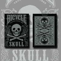 Bicycle Skull Metallic (Silver) USPCC by Gambler's Warehouse - Got Magic?
