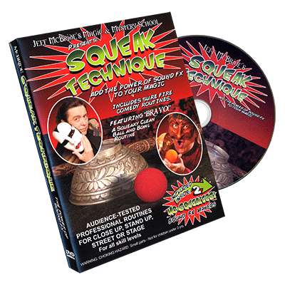 Squeak Technique (DVD and Squeakers) by Jeff McBride - DVD - Got Magic?