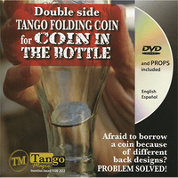 Double Side Folding 50 Cent Euro (Internal System DVD w/Gimmick) (E0084) by Tango - Trick - Got Magic?