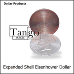 Expanded Eisenhower Dollar Shell (w/DVD)(D0009) by Tango - Trick - Got Magic?