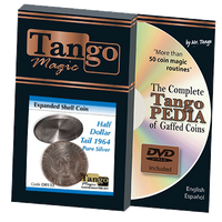 Expanded Shell Half Dollar 1964 (Tail) (w/DVD) (D0133) by Tango - Trick - Got Magic?