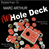 The (W)Hole Deck Blue (DVD and Gimmick) by Marc Arthur and Kozmomagic - DVD - Got Magic?