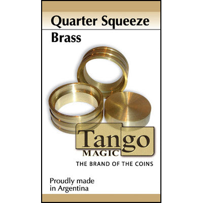 Quarter Squeeze Brass by Tango - Trick (B0012) - Got Magic?