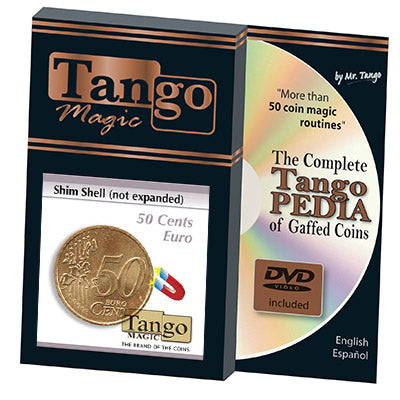 Shim Shell (50 Cents Euro Coin NOT EXPANDED w/DVD) by Tango-(E0073) - Got Magic?