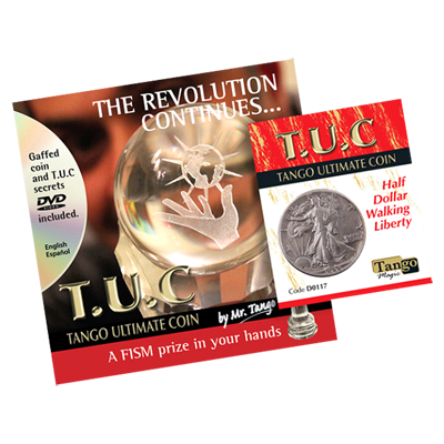 Tango Silver Line T.U.C. (D0117) Walking Liberty Half Dollar (w/DVD) by Tango - Trick - Got Magic?