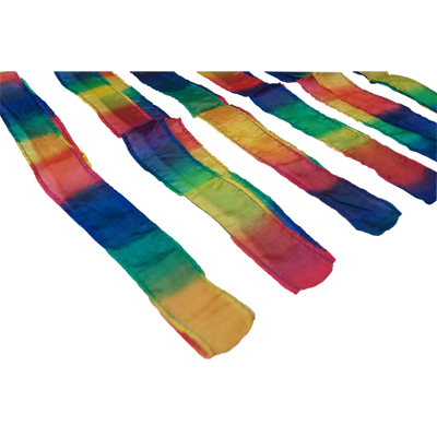 Thumb Tip Streamer 12 PACK (2 inch  x 4 feet) by Magic by Gosh - Tricks - Got Magic?