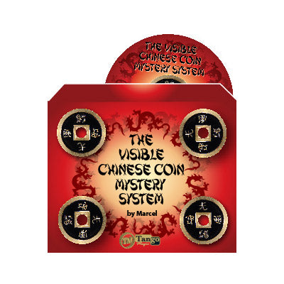 The Visible Chinese Coin Mystery System ( CH015 ) (Gimmicks and DVD) by Marcel and Tango Magic - DVD - Got Magic?