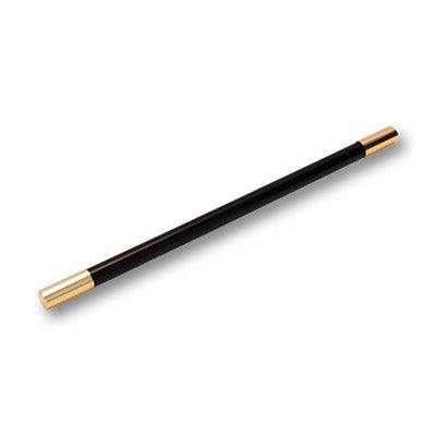 Mini Magic Wand in Black (W004) (with gold tips) by Tango -Trick - Got Magic?