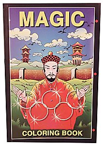 Mini Coloring Book (magician) Sizes  6 inch x9 inch by Uday - Trick - Got Magic?
