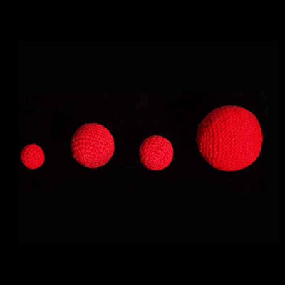 1.5 inch Crochet Balls (Red) by Uday - Trick - Got Magic?